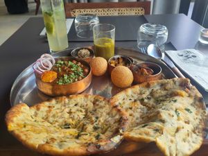 Main dishes at Chandigarh in Brussels