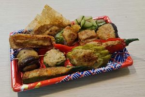 Assorted Yong Tau Foo available now, photo from their Facebook page at Zhai 1314 齋 in Central Singapore