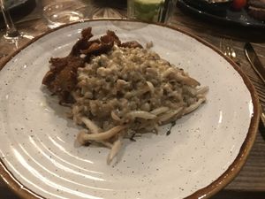 Mushroom Barley Risotto   at Santa in Lisbon