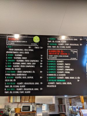 Vegan menu at Königsee in Borlaenge