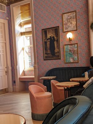 Decor at Felix Roasting Co in Aspen