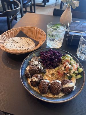   at 2eat Falafel & Hummus in Riga
