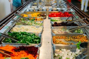 Buffet at Bouquet Garni in Curitiba