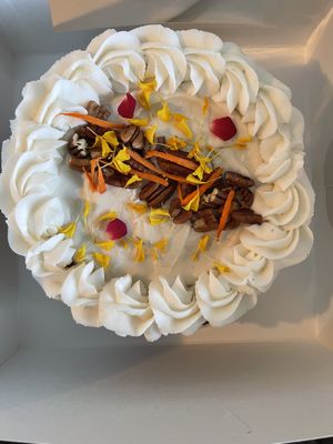 Carrot cake  at Arte Sano in Aguadilla