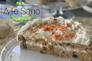 Carrot cake  at Arte Sano in Aguadilla