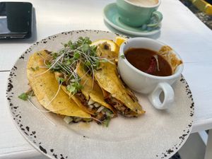 Tacos at Arte Sano in Aguadilla