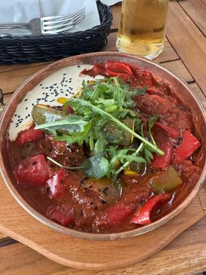 Veganes Shashuka at Babka Budapest in Budapest