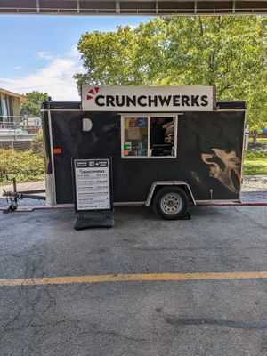 Food truck at Crunchwerks in Columbus