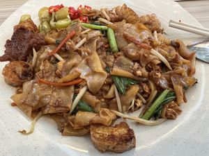 Char kway teow is nice!  at Green Age 菩提素 - Jurong Point 1 in West Singapore
