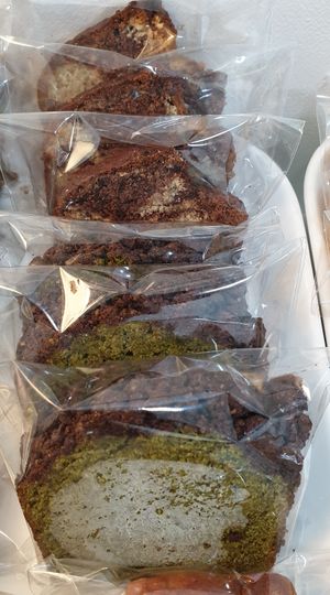 green tea choco at Dear Vegan Bakery in Bucheon