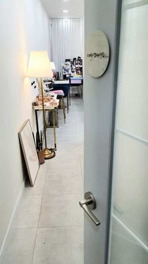 entrance: this door at Dear Vegan Bakery in Bucheon