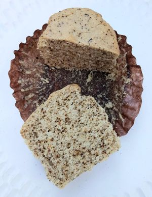 Earl grey muffin - inside #Veganuary at Dear Vegan Bakery in Bucheon