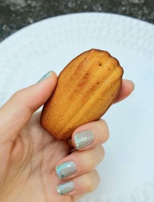 pumpkin madeleine #Veganuary at Dear Vegan Bakery in Bucheon