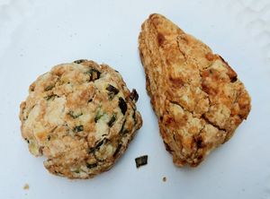savory scones #Veganuary at Dear Vegan Bakery in Bucheon