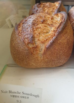 house regular sourdough at Nuit Blanche in Seoul