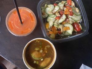 Soup of the day ❤️ at delisheeeYo in Hilton Head Island