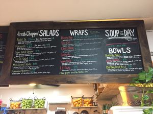 Their menu at delisheeeYo in Hilton Head Island