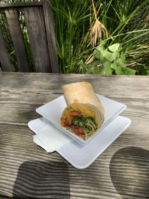 Island chill wrap at delisheeeYo in Hilton Head Island