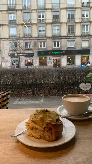 window view at Ministerstwo Kawy in Warsaw