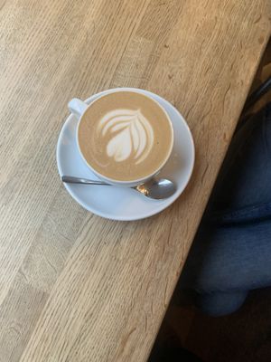 oat latte  at Ministerstwo Kawy in Warsaw