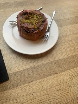 poppy seed bun  at Ministerstwo Kawy in Warsaw