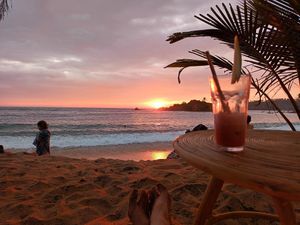 Gotta love a vegan place with a view! at THE SLOW in Mirissa