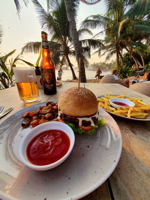 Burger Time at THE SLOW in Mirissa