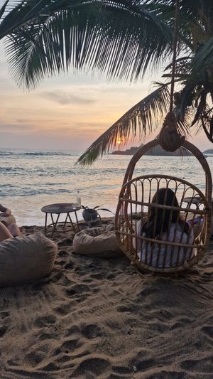 Sunset  #Veganuary at THE SLOW in Mirissa