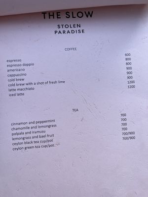   at THE SLOW in Mirissa