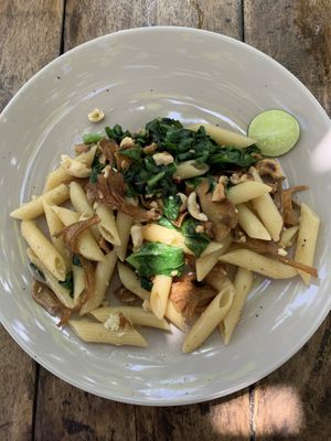 Mushroom pasta  at THE SLOW in Mirissa
