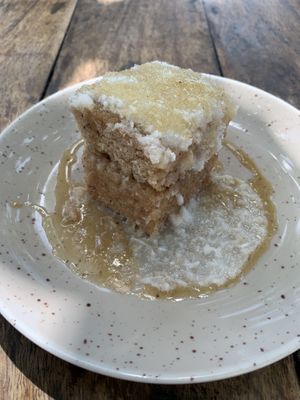 Coconut dessert (warm)  at THE SLOW in Mirissa