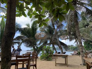 Beach view  at THE SLOW in Mirissa