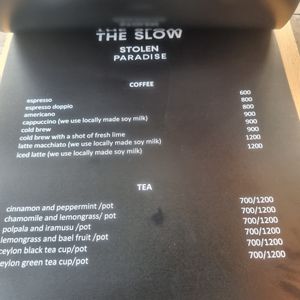  at THE SLOW in Mirissa