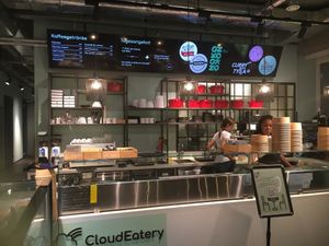 Counter at CloudEatery at Vegan Pirates by CloudEatery in Frankfurt