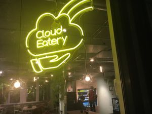 Front entrance at Vegan Pirates by CloudEatery in Frankfurt