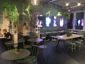 Inside venue at Vegan Pirates by CloudEatery in Frankfurt