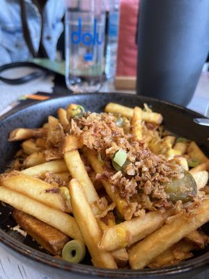 Bacon Fries  at Vegan Pirates by CloudEatery in Frankfurt