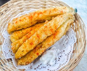 Deep fried eggplant is a must 👍🏻 at Taste Vegan - 鄉味素食 in Central Singapore