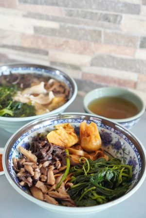 Ban mian at Taste Vegan - 鄉味素食 in Central Singapore