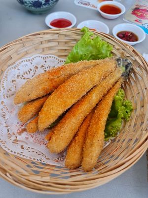 Deep Fried Eggplant ~ 21/1/22 at Taste Vegan - 鄉味素食 in Central Singapore
