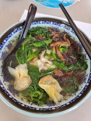 Ban Mian Soup ~ 21/1/22 at Taste Vegan - 鄉味素食 in Central Singapore