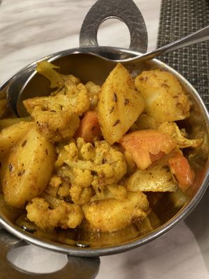 Aloo gobi  at Chutney Indian in Pattaya