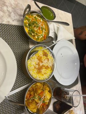 Vegan korma  at Chutney Indian in Pattaya