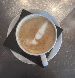 Oat milk cappuccino   at Milk & Honey in Nashville