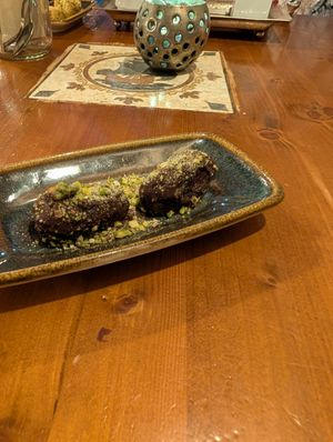 Chocolate dates at Ziryab in Barcelona
