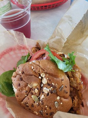 BBQ soy curl at FAM's Cuisine in Sarasota