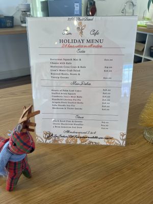 Holiday menu   at FAM's Cuisine in Sarasota