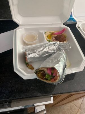 Falafel Wrap  at Mediterranean Taste in Overland Park