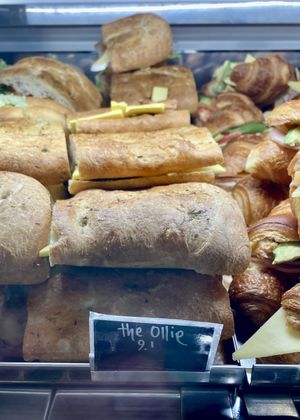 The Ollie (vegan sandwich)  at Arobake in Wellington