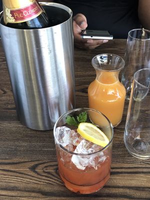Cocktails and mimosas  at Grand Lake Kitchen in Oakland